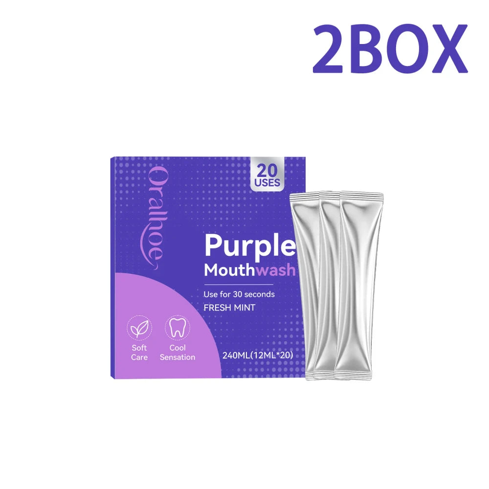 Portable Mint Mouthwash Strips