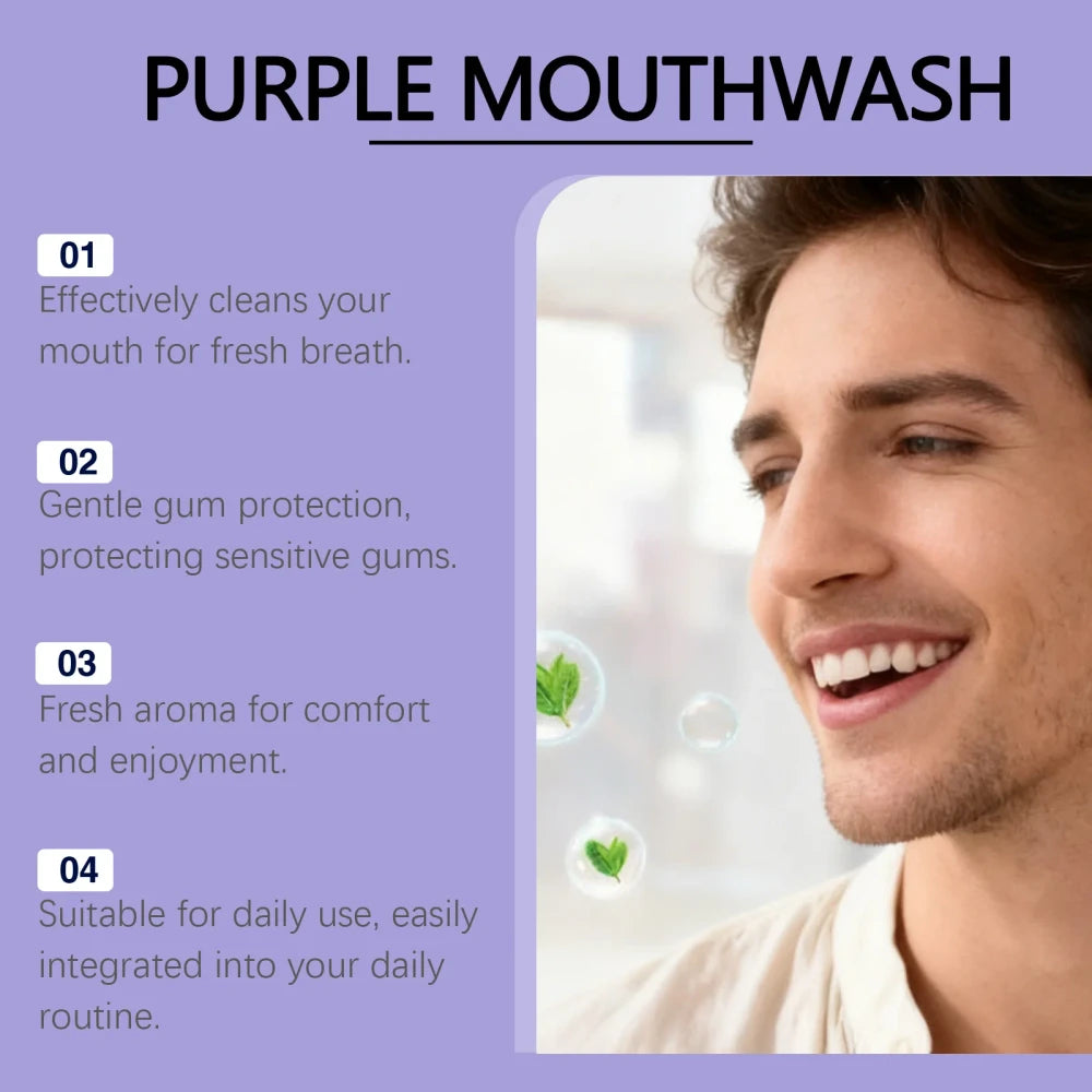 Portable Mint Mouthwash Strips