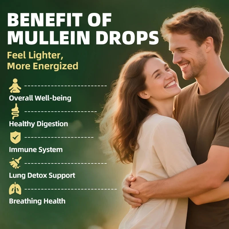 Mullein Leaf Extract Respiratory Support Drops