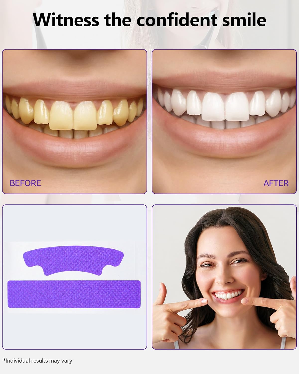 Transform Your Smile with Enamel Safe Teeth Whitening Strips - 7 Treatments for a Brighter, Confident You!