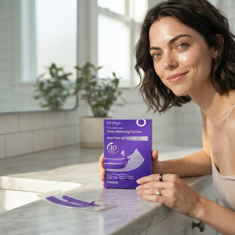 Purple Teeth Whitening Strips